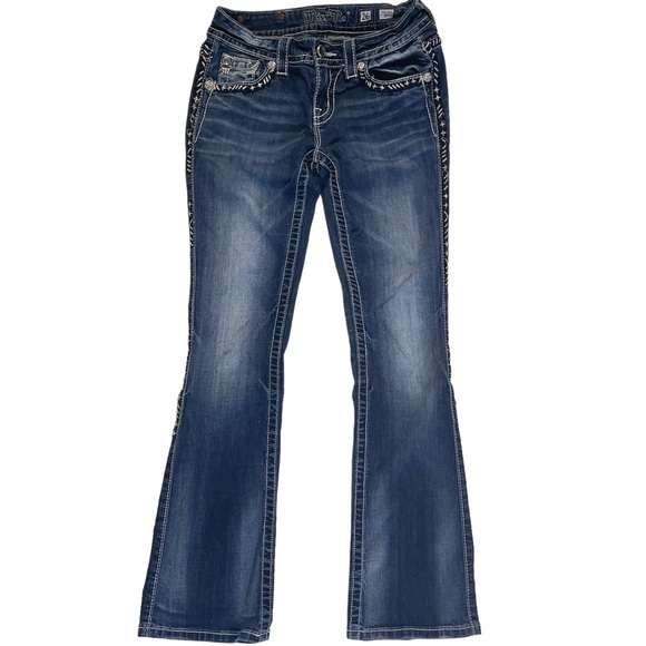 🎉HP! ❤️ Miss Me Stretch Bootcut Jeans - Picture 5 of 8